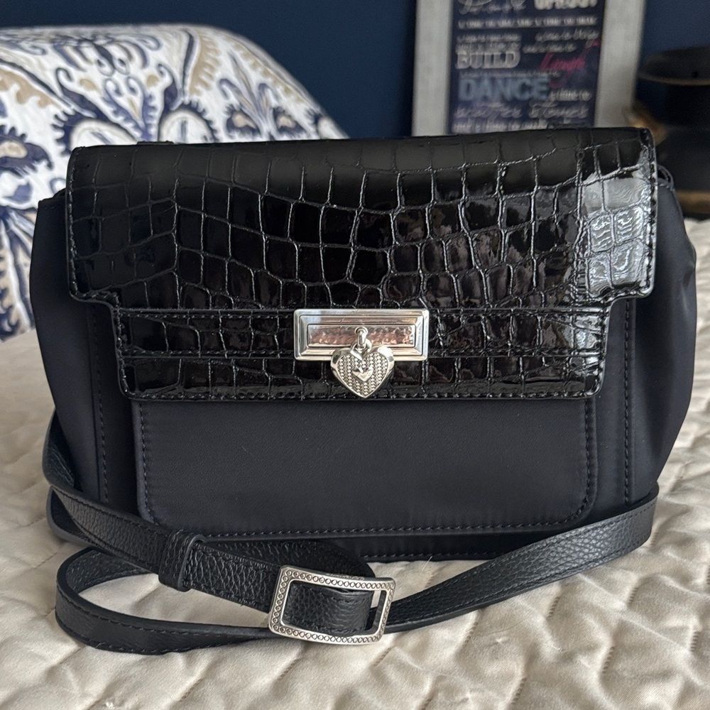 Brighton Black Mercedes Belisimo Crossbody